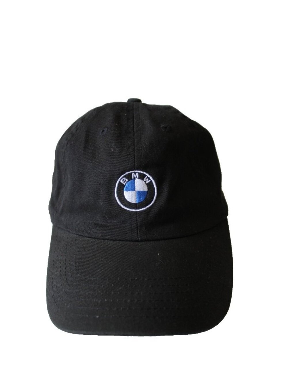 BMW Logo Black Cotton Adjustable Dad Hat Baseball Cap Embroidered